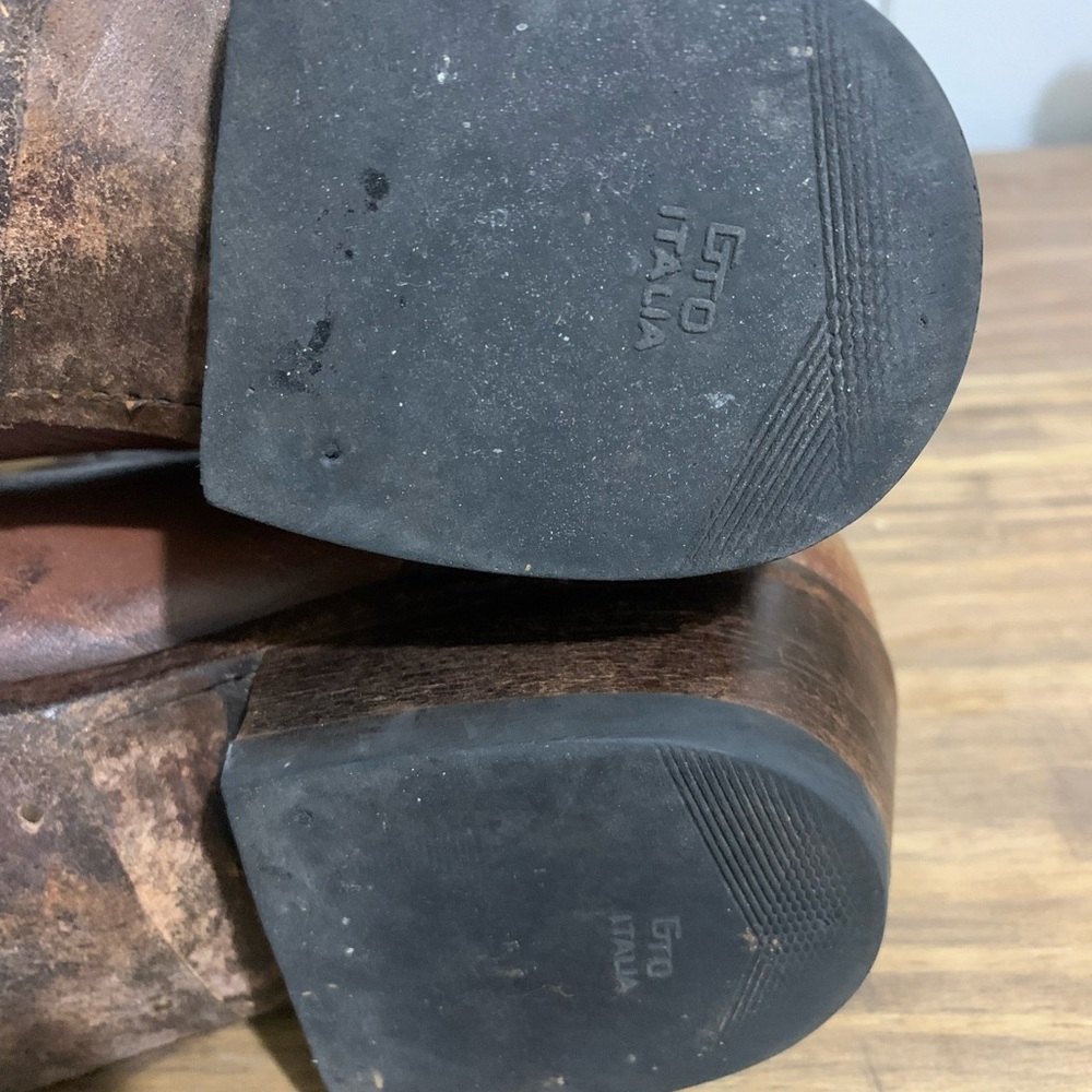 Dan Post Men’s Brown Tan Cowboy Boots (Milwaukee), 11D - Picture 10 of 13